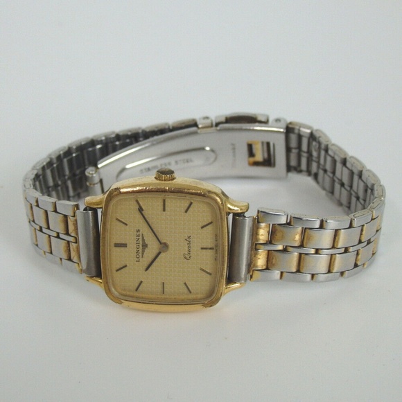 LONGINES Watch gold stainless steel Quartz vintage - Picture 2 of 7